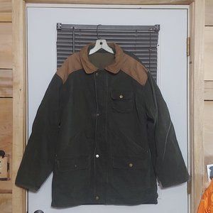 Mens winter coat size L army green